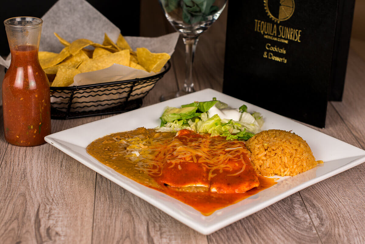 Dinner Tequila Sunrise Mexican Cuisine